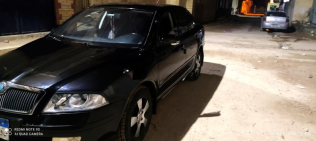 سكودا اوكتافيا A5 2007 أسود مستعملة للبيع