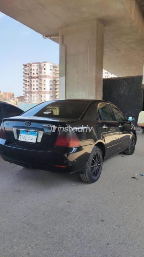 Toyota Corolla 2007 Black Used for Sale - 3