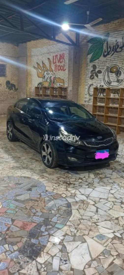 Kia Rio 2013 Black Used for Sale - 3