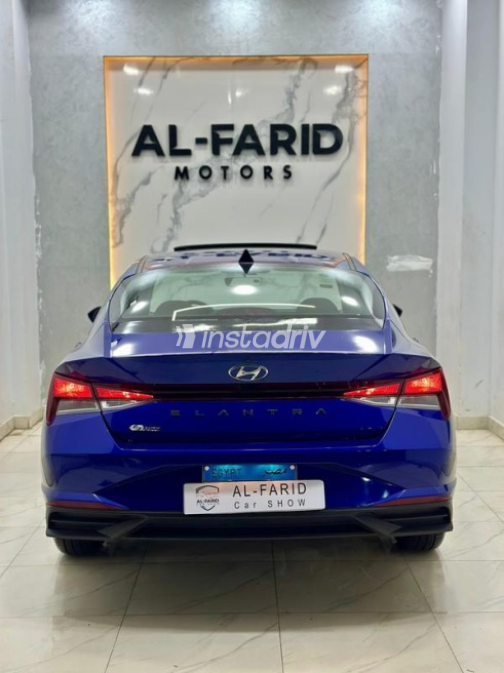 Hyundai Elantra 2021 Dark Blue Used for Sale - 3
