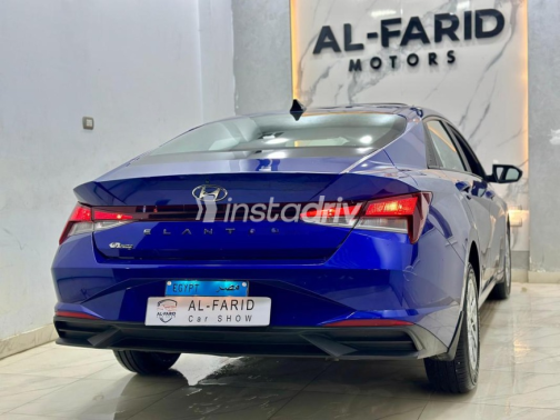 Hyundai Elantra 2021 Dark Blue Used for Sale - 4