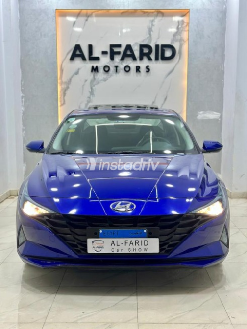 Hyundai Elantra 2021 Dark Blue Used for Sale - 7