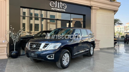نيسان باترول 2019 أزرق غامق مستعملة للبيع - 1