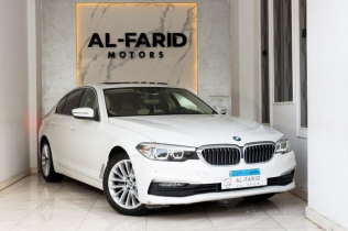 بي ام دبليو 520 2019 أبيض مستعملة للبيع