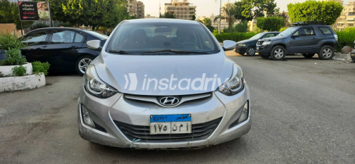 هيونداي إلنترا ام دى 2014 رمادي مستعملة للبيع - 3