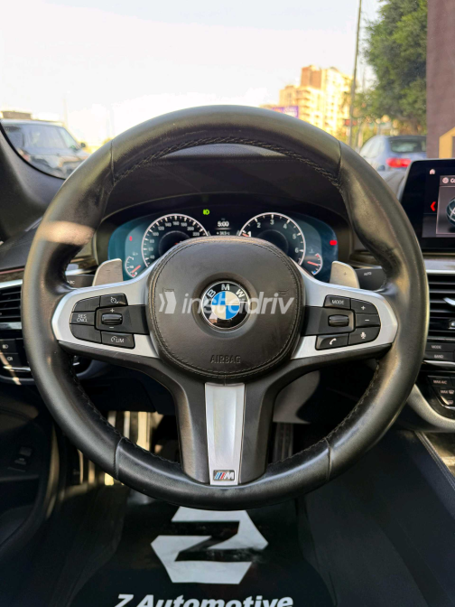 BMW 530 2019 Black Automatic Used for Sale in Heliopolis - 1