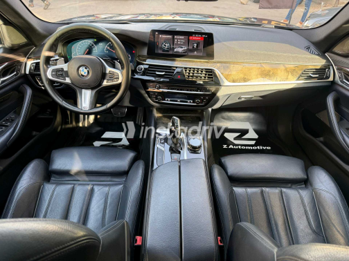 BMW 530 2019 Black Automatic Used for Sale in Heliopolis - 2