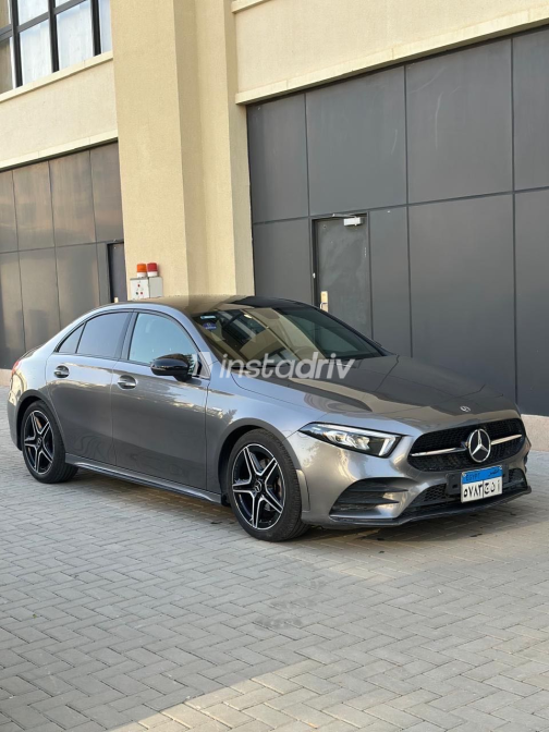 Mercedes A 200 2021 Gray Automatic Used for Sale in Cairo - 3