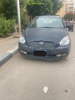 Hyundai Accent 2006 Gray Automatic Used for Sale in Cairo