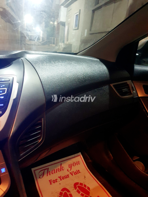 Hyundai Elantra 2012 Gray Automatic Used for Sale in Gharbia - 3