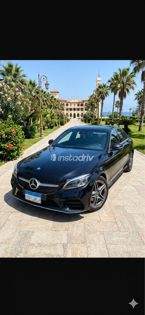Mercedes C 200 2021 Black Automatic Used for Sale in Alexandria - 4
