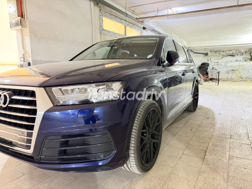 اودي Q7 2019 أزرق أوتوماتيك مستعملة للبيع في شيراتون - 2