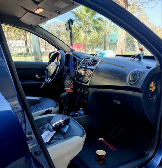 Renault Logan 2017 Blue Manual Used for Sale in Alexandria