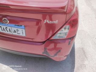 Nissan Sunny 2018 Dark Red Automatic Used for Sale in Cairo