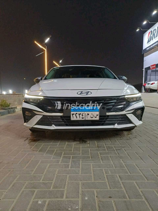 Hyundai Elantra CN7 2024 White Automatic Used for Sale in Mokattam - 6