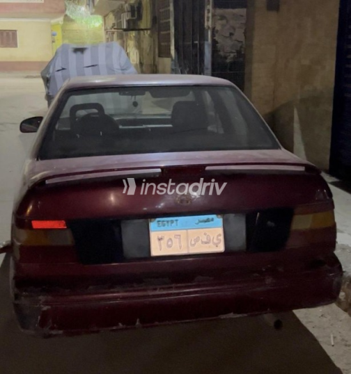 Hyundai Excel 1996 Dark Red Manual Used for Sale in Helwan - 1