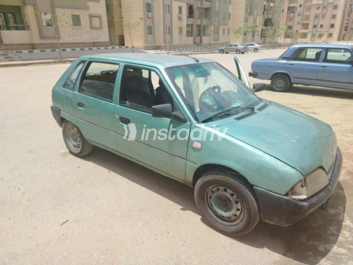 سيتروين Ax 1995 أخضر يدوي مستعملة للبيع في حلوان - 3