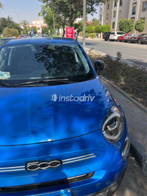 Fiat 500 X 2024 Blue Automatic Used for Sale in Cairo - 4
