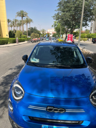 Fiat 500 X 2024 Blue Automatic Used for Sale in Cairo