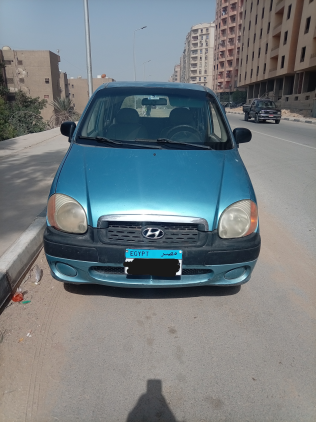 هيونداي اتوس 2004 أزرق يدوي مستعملة للبيع في المعادى