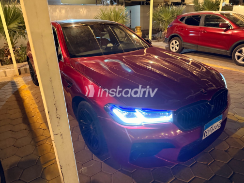BMW 520 2014 Red Automatic Used for Sale in Qalyubia - 4