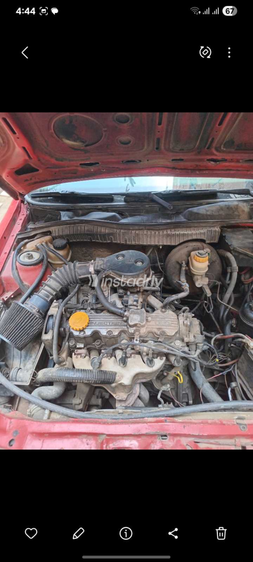 Opel Vectra 1986 Red Manual Used for Sale in Giza - 2