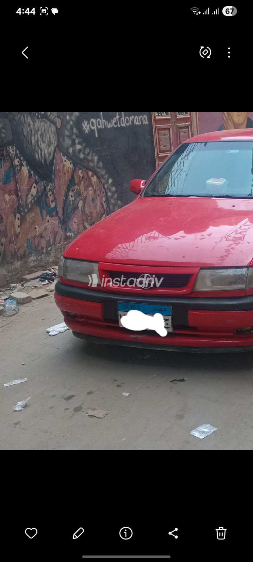 Opel Vectra 1986 Red Manual Used for Sale in Giza - 4