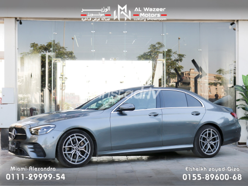 Mercedes E 300 2021 Gray Automatic Used for Sale in Giza - 8