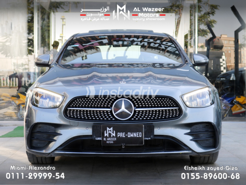 Mercedes E 300 2021 Gray Automatic Used for Sale in Giza - 9