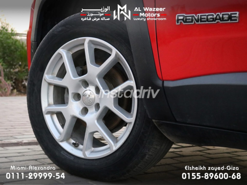 Jeep Renegade 2019 Red Automatic Used for Sale in Giza - 1