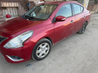 Nissan Sunny 2017 Red Automatic Used for Sale in Giza