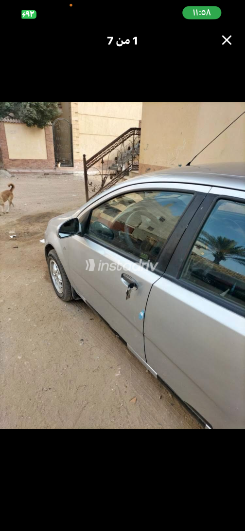 Chevrolet Aveo 2006 Beige Manual Used for Sale in Maadi - 4