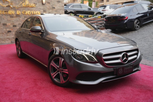 Mercedes E 180 2019 Gray Automatic Used for Sale in Nasr city - 2