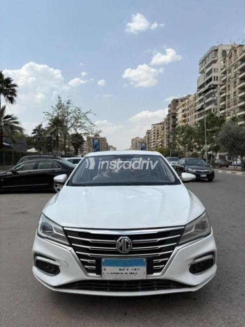MG 5 2021 White Automatic Used for Sale in Nasr city - 1