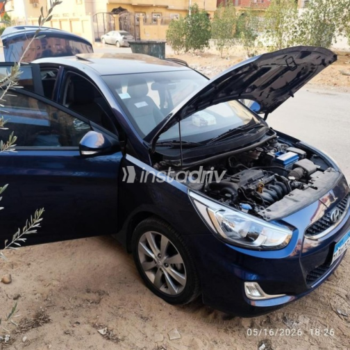 Hyundai Accent RB 2024 White Automatic Used for Sale in Greater Cairo ( Cairo + Giza) - 3