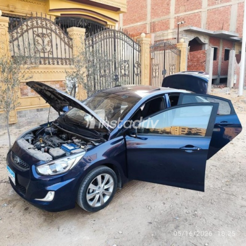 Hyundai Accent RB 2024 White Automatic Used for Sale in Greater Cairo ( Cairo + Giza) - 5