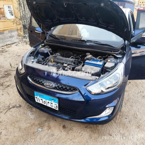 Hyundai Accent RB 2024 White Automatic Used for Sale in Greater Cairo ( Cairo + Giza) - 6