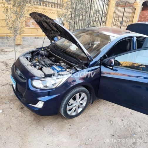Hyundai Accent RB 2024 White Automatic Used for Sale in Greater Cairo ( Cairo + Giza) - 9