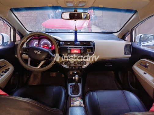 Kia Rio 2013 White Automatic Used for Sale in Gharbia - 5