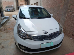 Kia Rio 2013 White Automatic Used for Sale in Gharbia