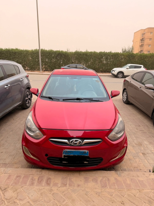 Hyundai Accent RB 2012 Red Automatic Used for Sale in Giza