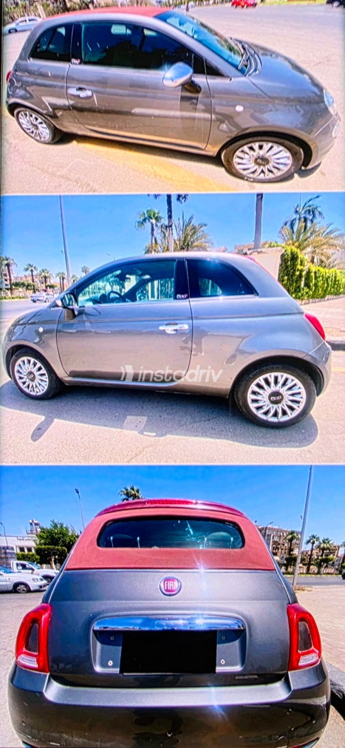 فيات 500C 2020 رمادي أوتوماتيك مستعملة للبيع في مصر الجديدة - 1