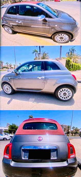 فيات 500C 2020 رمادي أوتوماتيك مستعملة للبيع في مصر الجديدة