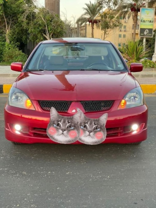 Mitsubishi Lancer Puma 2008 Red Automatic Used for Sale in Cairo