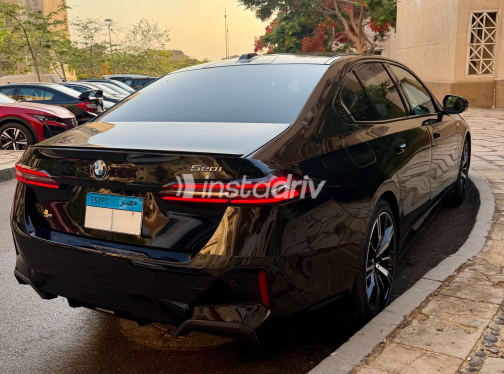 BMW 520 2025 Black Automatic Used for Sale in Madinaty - 3