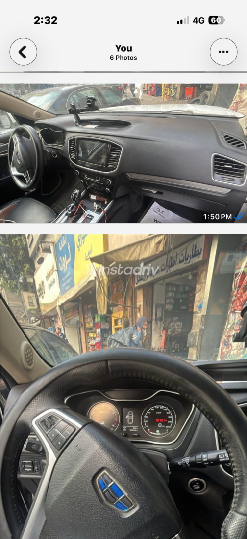 جيلي امجراند X7 2019 أبيض أوتوماتيك مستعملة للبيع في الجيزة - 1