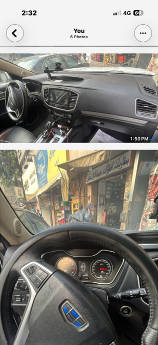 جيلي امجراند X7 2019 أبيض أوتوماتيك مستعملة للبيع في الجيزة