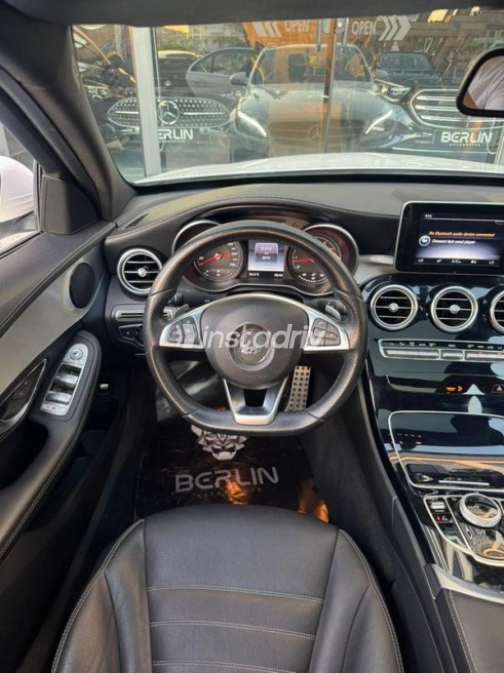 Mercedes C 180 2017 White Automatic Used for Sale in Cairo - 6