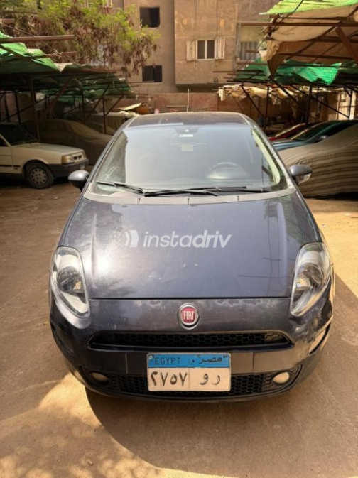 Fiat Punto 2016 Dark Blue Automatic Used for Sale in Cairo - 1