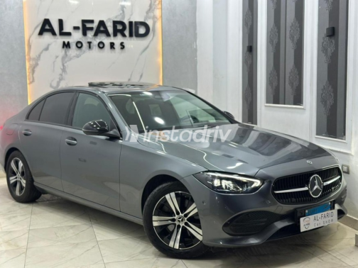 Mercedes C 200 2023 Gray Automatic Used for Sale in Cairo - 1